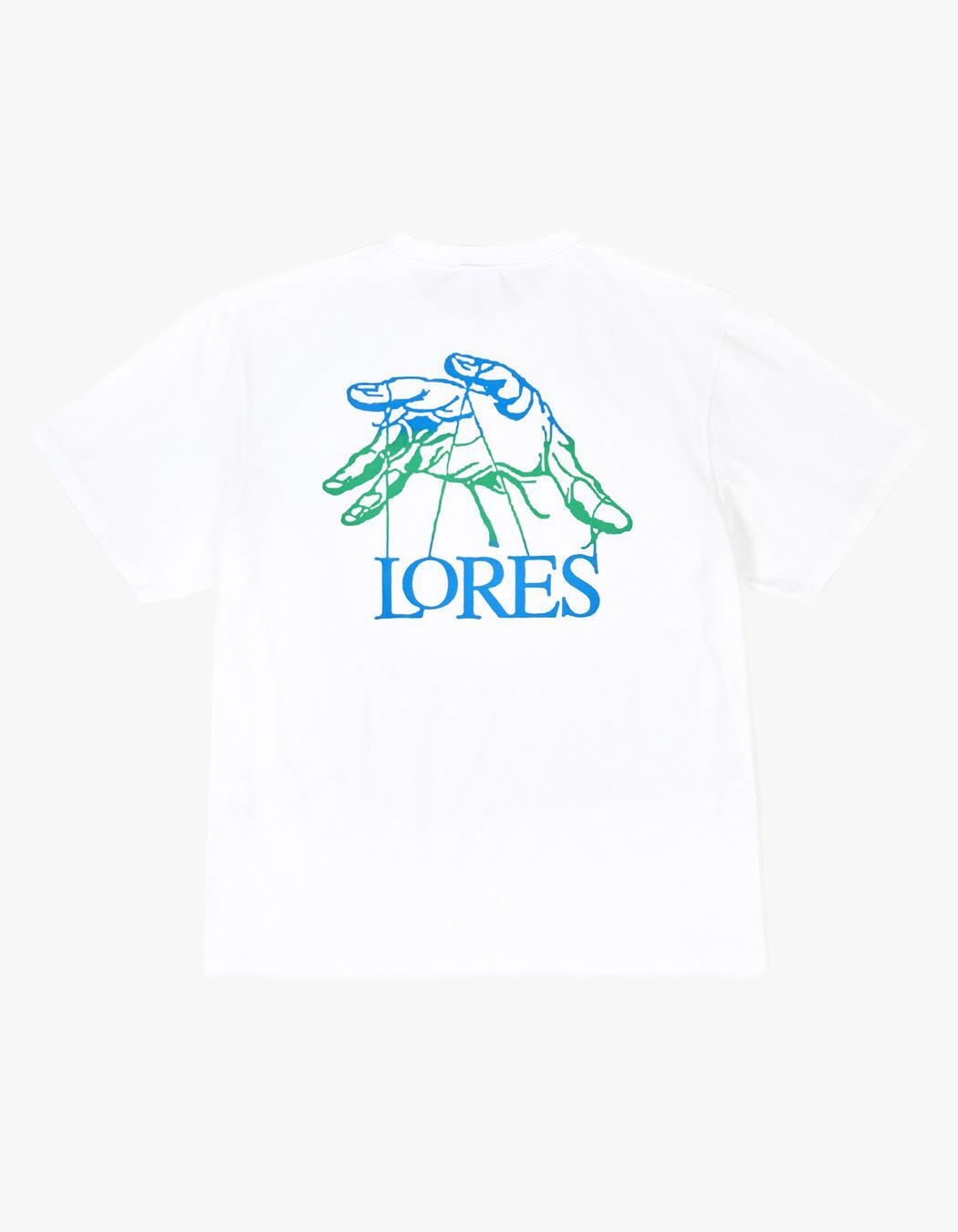 [LORES] Puppet Logo Gradient S/S Tee /追跡付 LORES Puppet Logo Gradient S/S Tee - White | International Store
